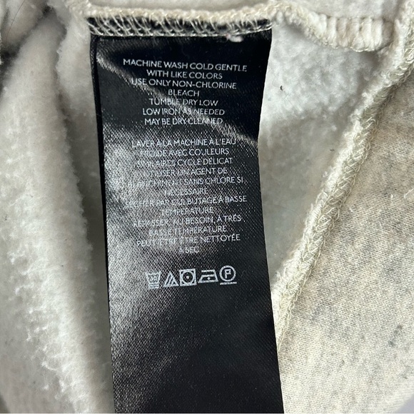 Maeve by Anthropologie Ming Gray Sweatshirt with Striped Accents Size XL - Picture 8 of 9